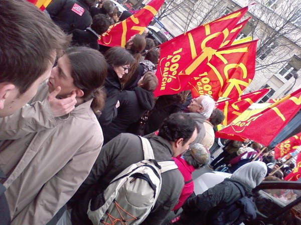 Le cortège de la LCR
