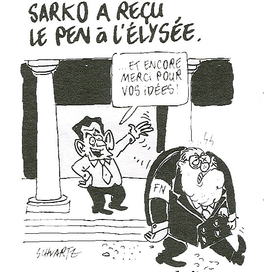 Sarko a reçu Le Pen à l'Elysée